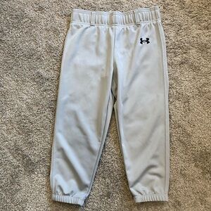 Under Armour Light Gray Kids Jogger Sweatpants
